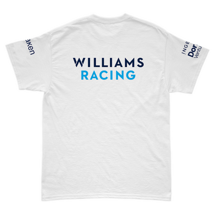 Camiseta Algodão Williams 2024 Branca