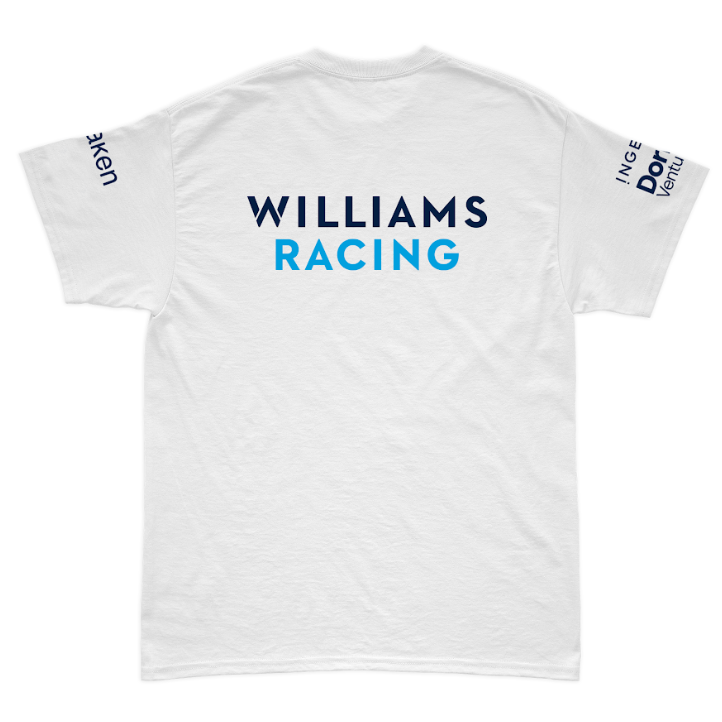 Camiseta Algodão Williams 2024 Branca