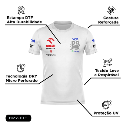 Camiseta DryFit Visa Racing Branca 2024