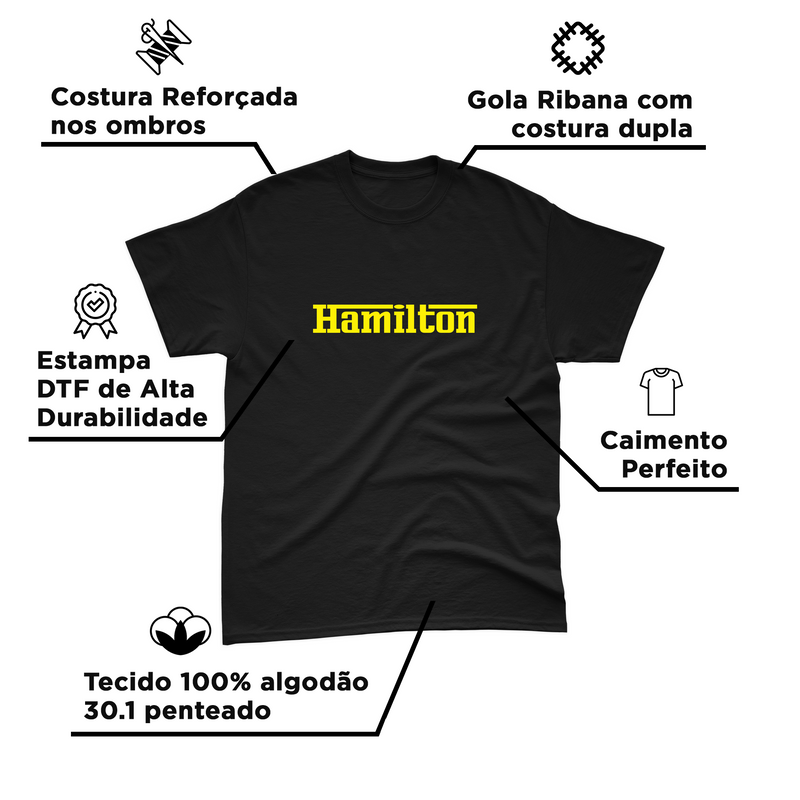 Camiseta Lewis Hamilton Ferrari 2025 Maranello COSTAS