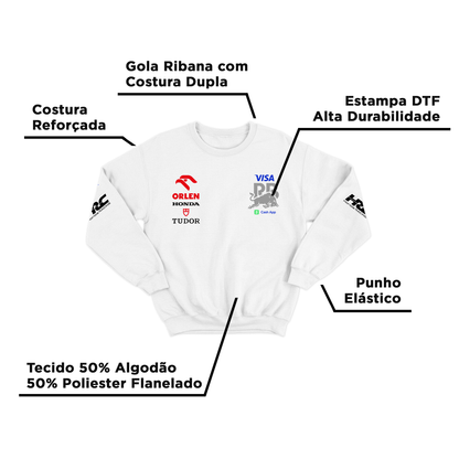 Moletom Visa Racing Bulls Branco 2024