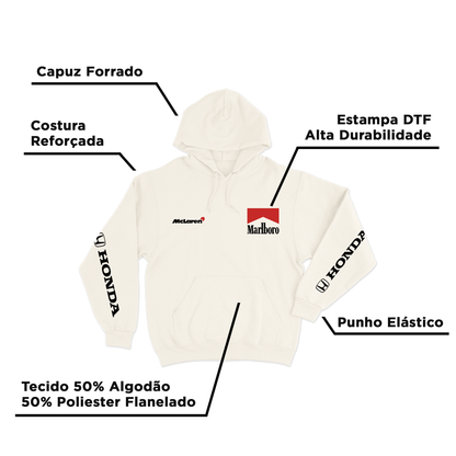 Moletom Canguru Mclaren Marlboro Retrô N1