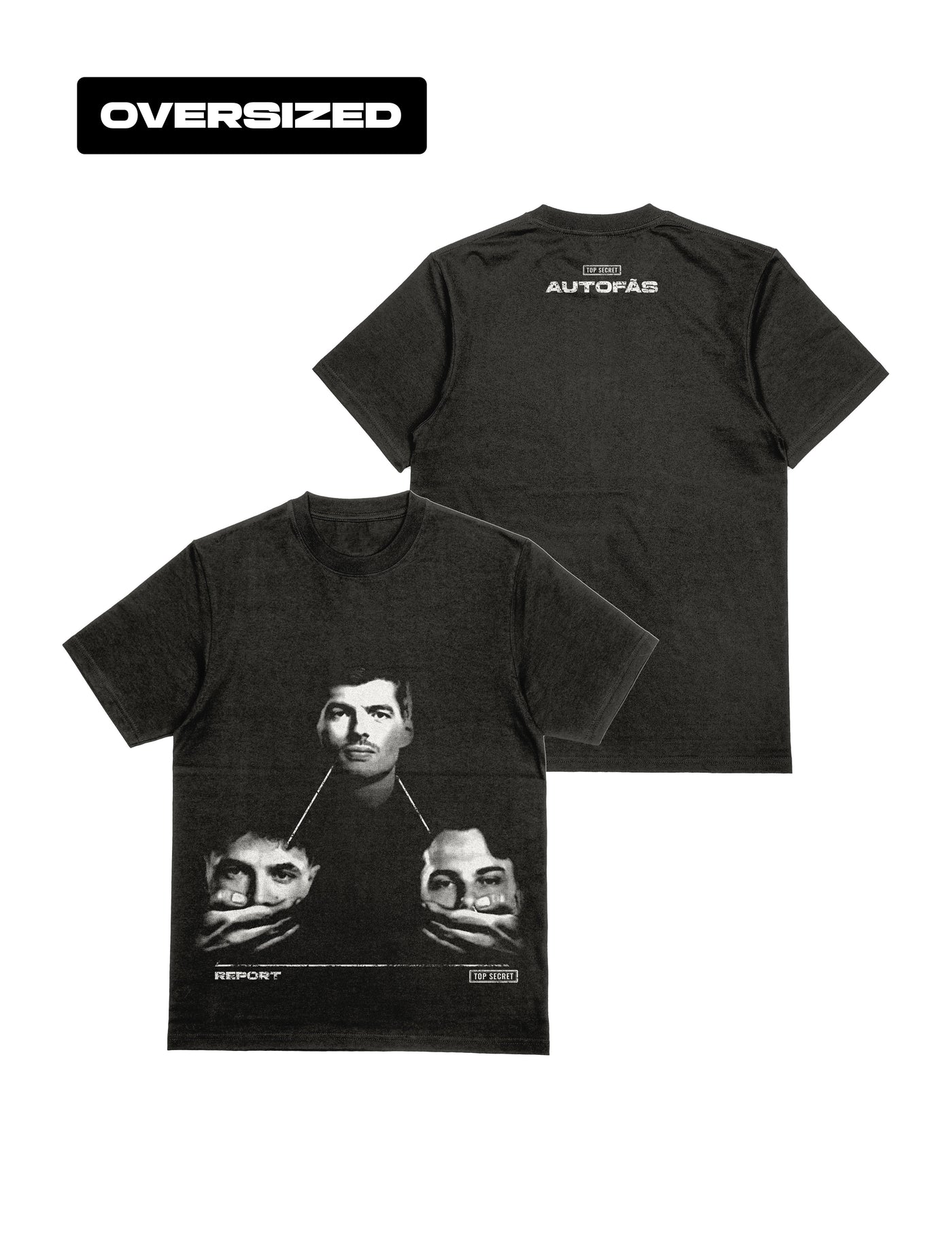 Camiseta Oversized Max Verstappen Report - Retratação