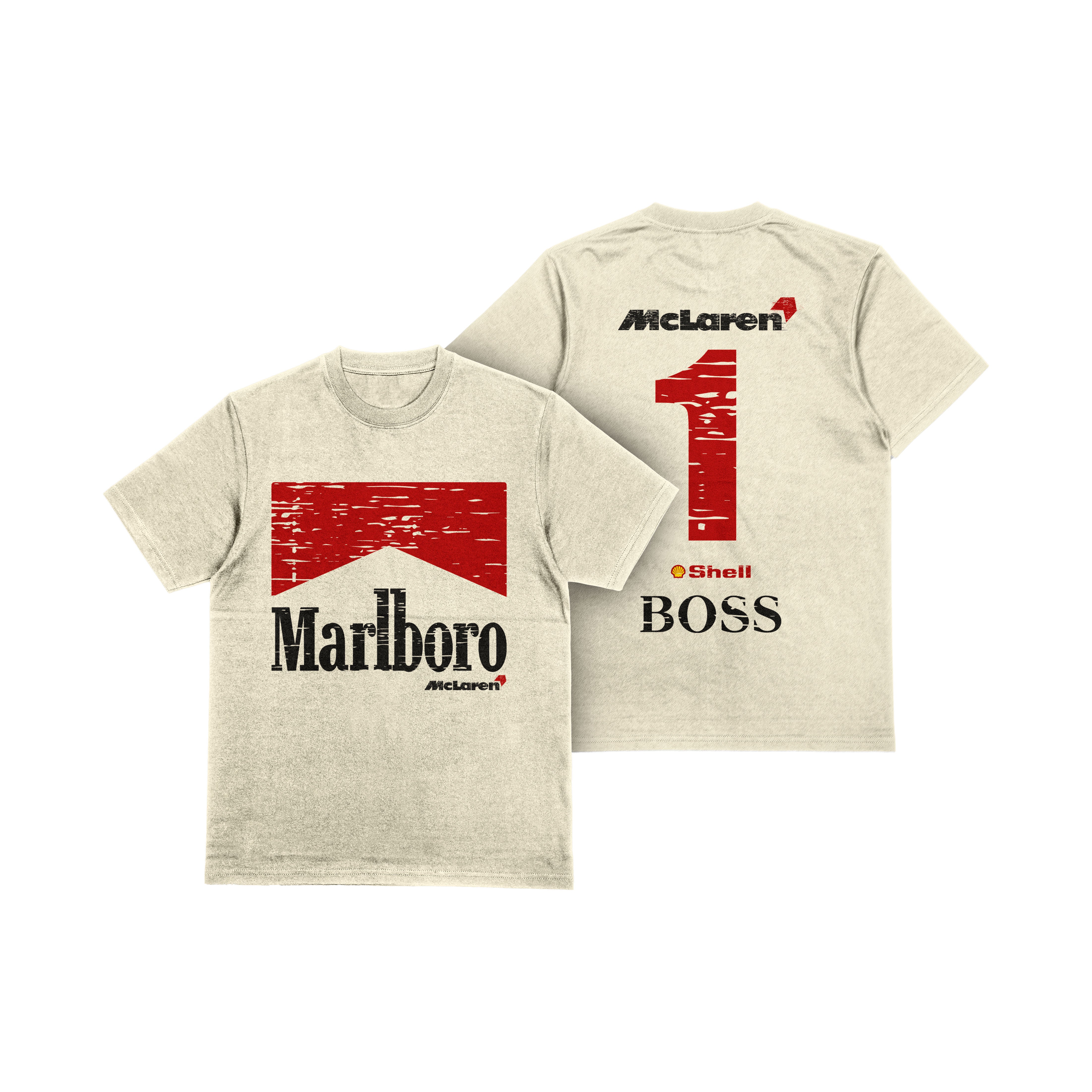 Camiseta Oversized McLaren Marlboro Vintage - Coleção Wide