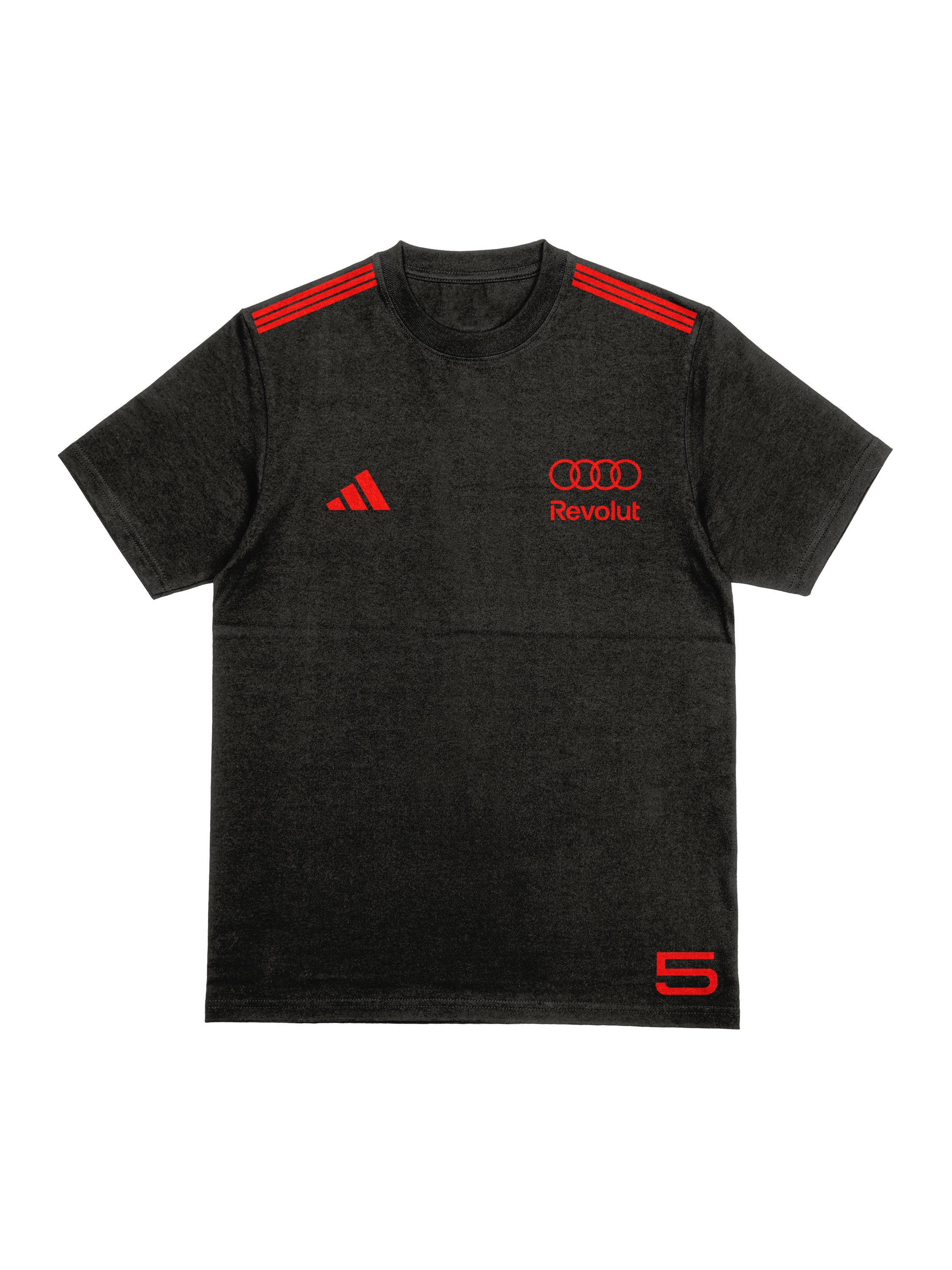 Camiseta Oversized Bortoleto Audi Edição Red & Black
