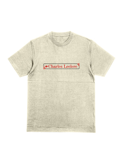 Camiseta Oversized Charles Lecrerc Card Edition