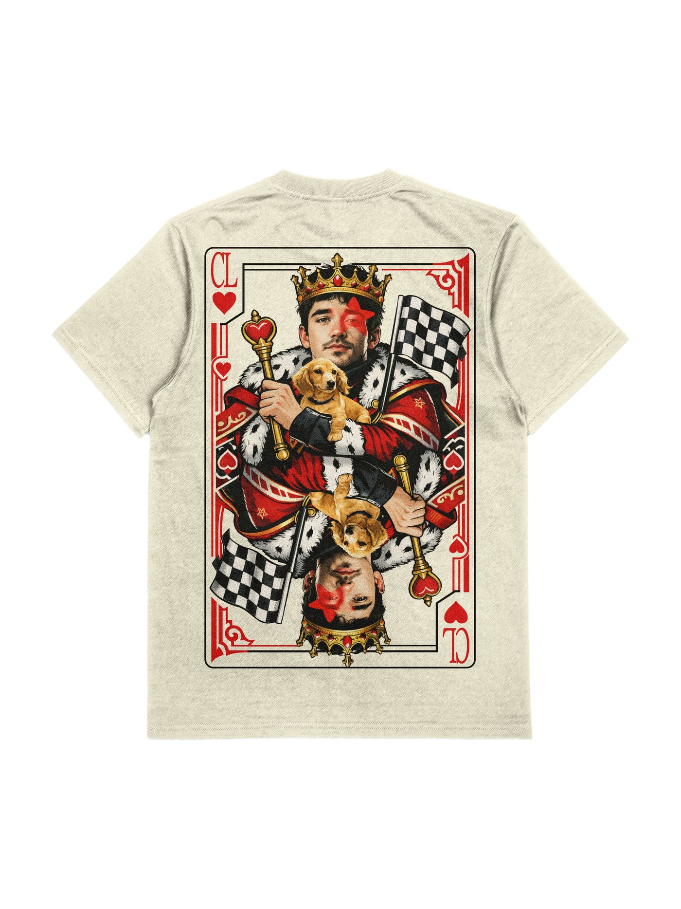 Camiseta Oversized Charles Leclerc Card Edition