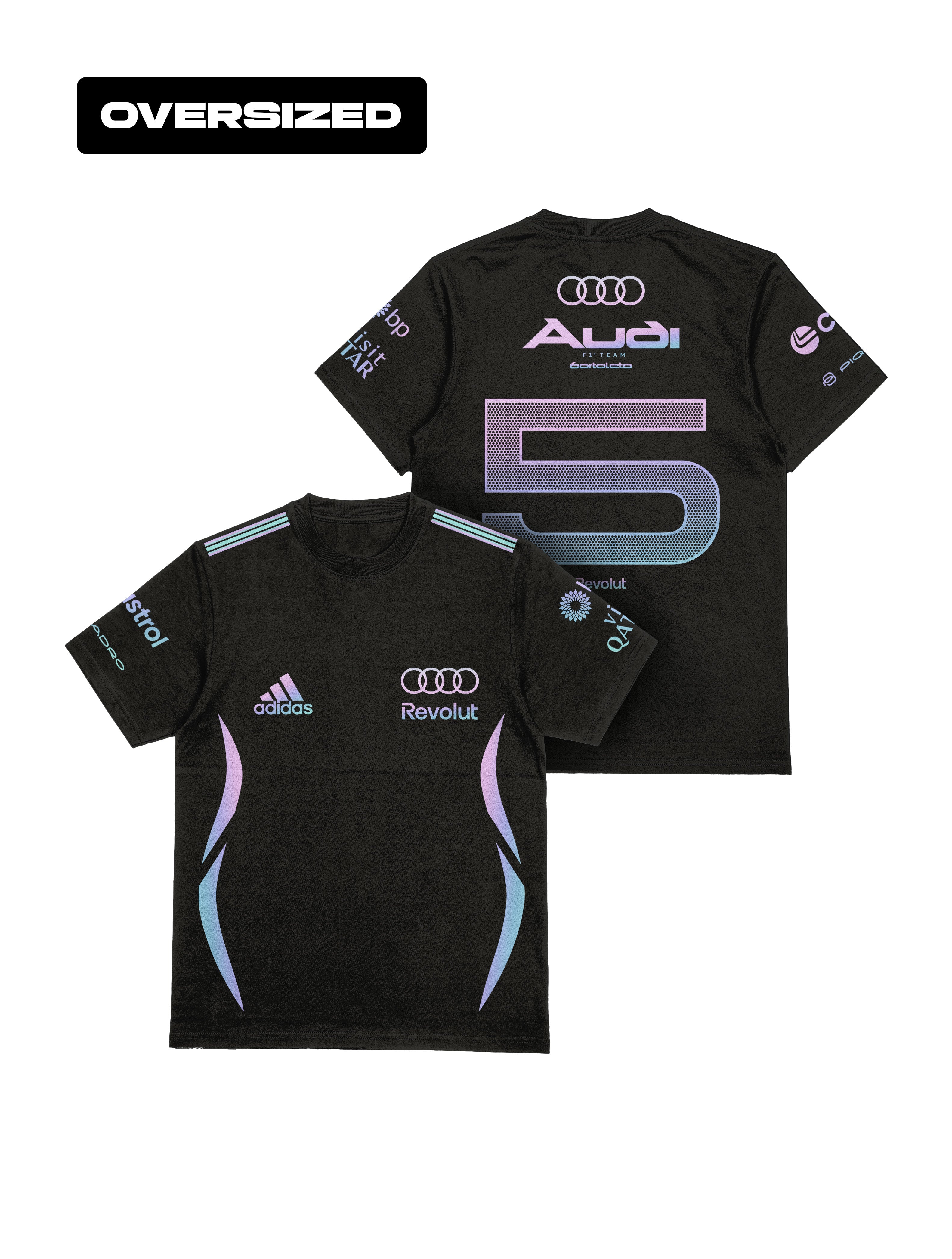 Camiseta Oversized Gabriel Bortoleto Audi Edição Miami 2026
