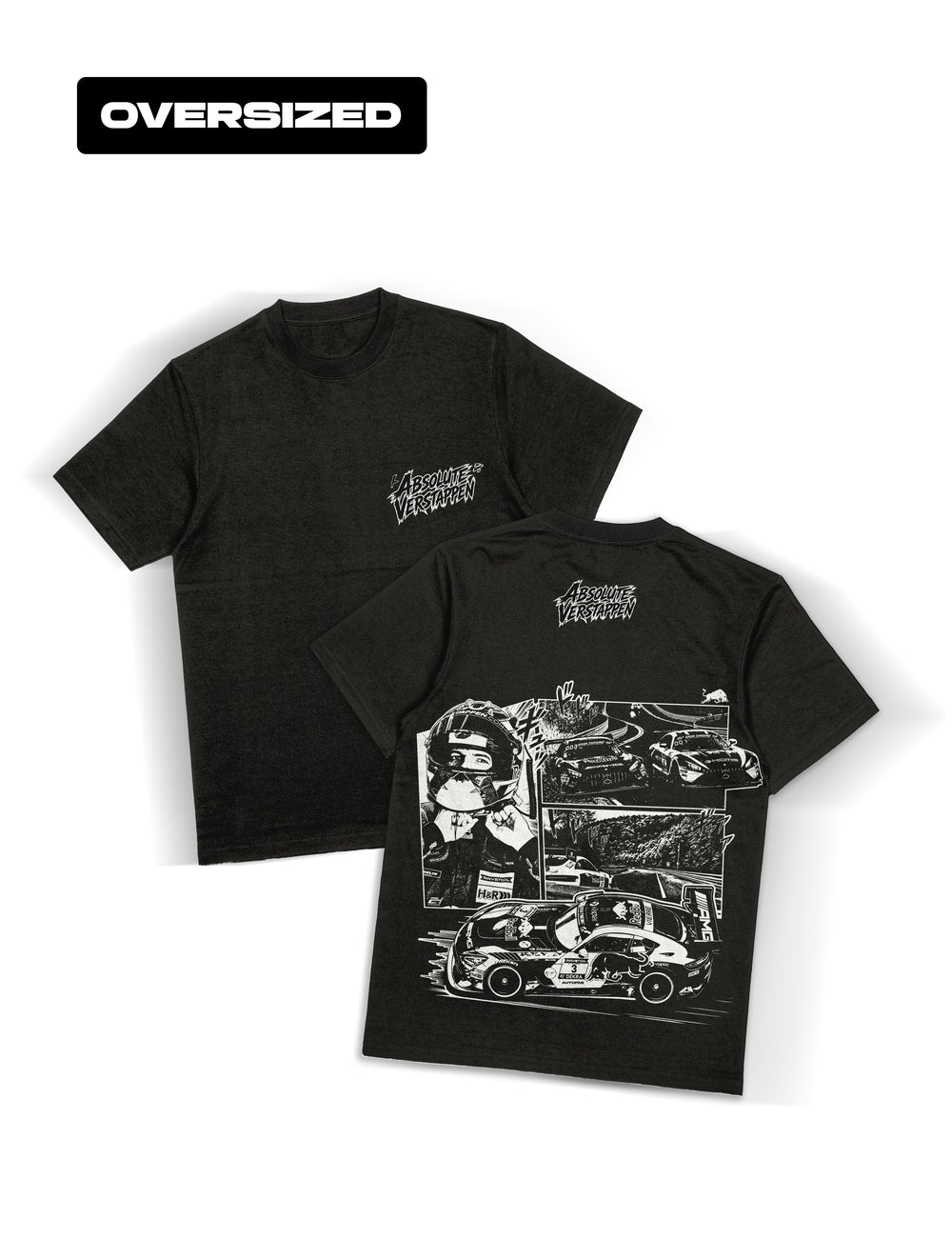 Camiseta Oversized Max Verstappen Edição 24h Nurburgring
