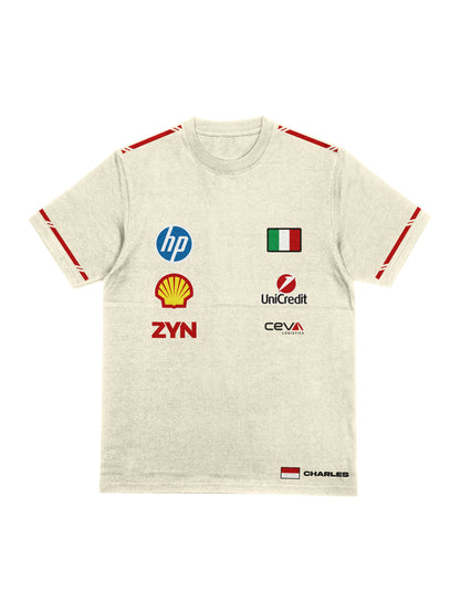 Camiseta Oversized Charles Leclerc Mônaco Edition 2026