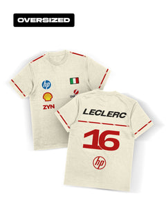 Camiseta Oversized Charles Leclerc Mônaco Edition 2026