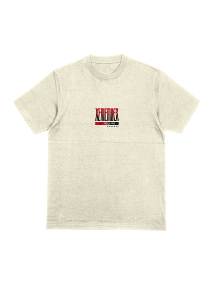 Camiseta Oversized Lewis Hamilton Remember Who You Are - Off White