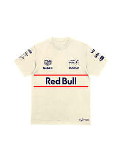 Camiseta Oversized Silverstone Edition Red Bull Off White 2025 Algodão