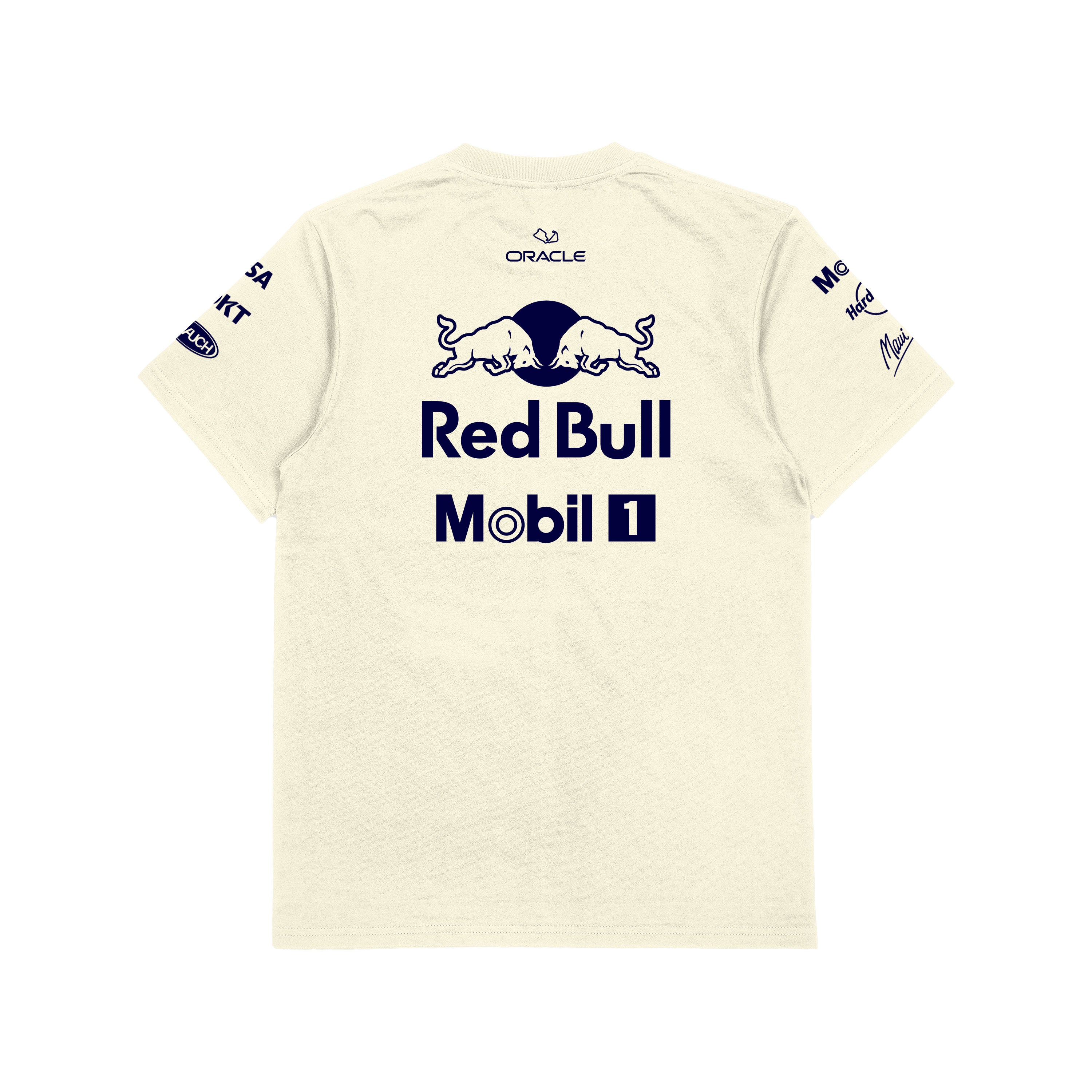 Camiseta Oversized Silverstone Edition Red Bull Off White 2025 Algodão