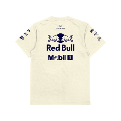 Camiseta Oversized Silverstone Edition Red Bull Off White 2025 Algodão