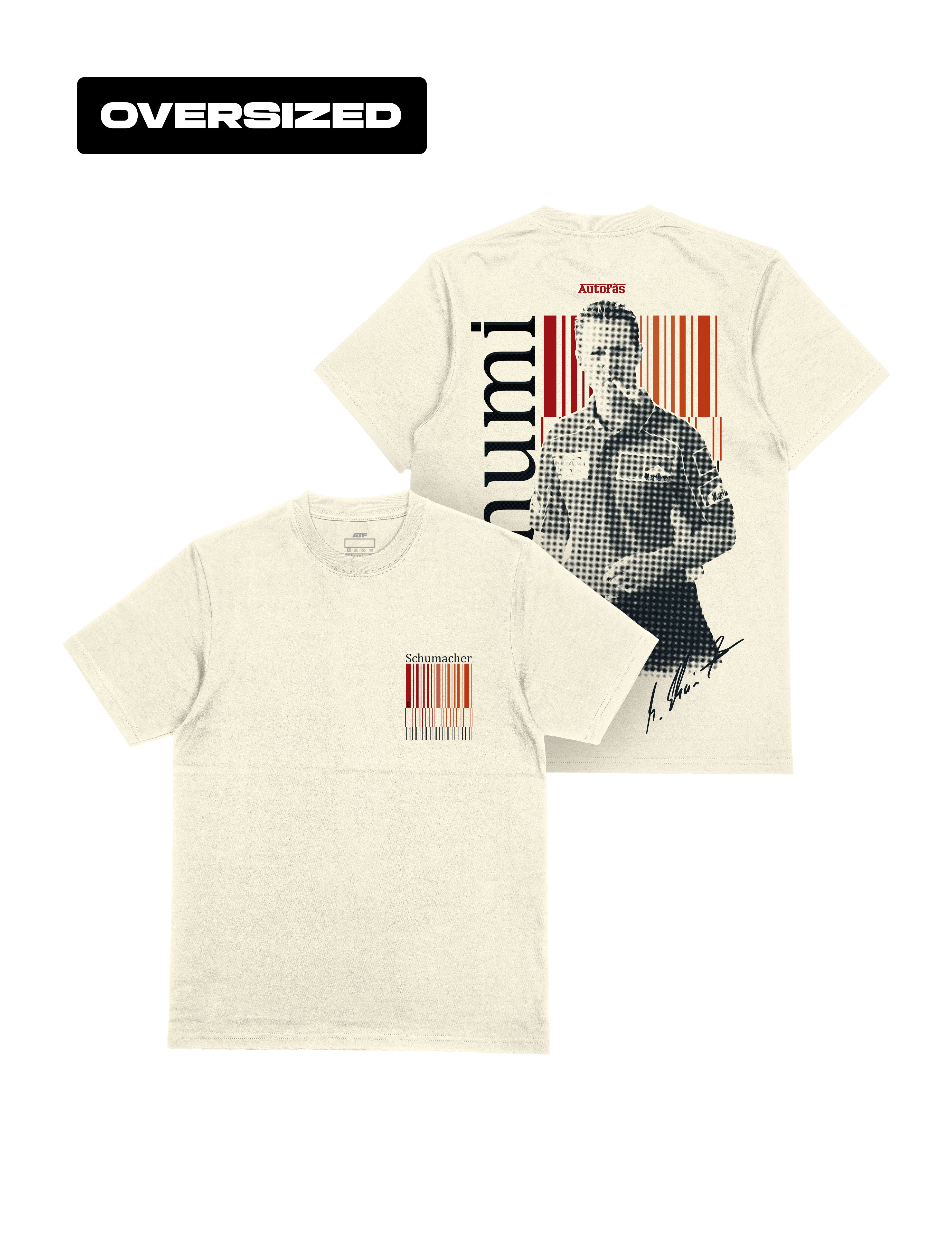 Camiseta Oversized Schumacher Marlboro