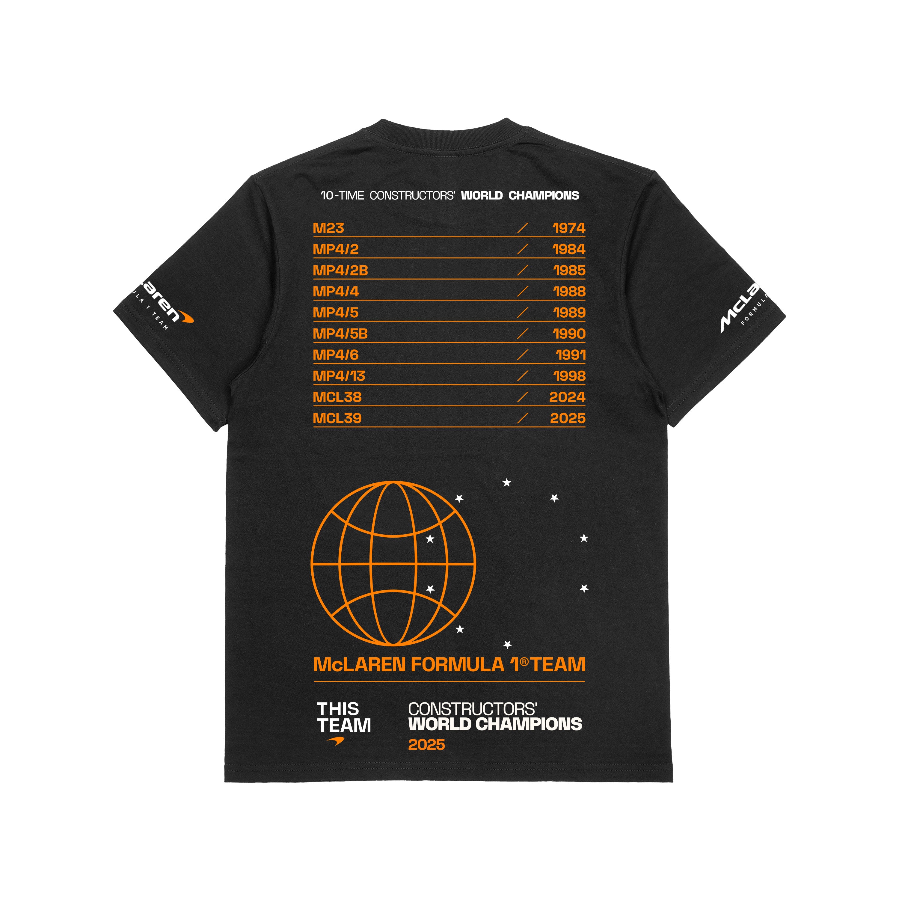 Camiseta Oversized Edição Mclaren World Champion 2025