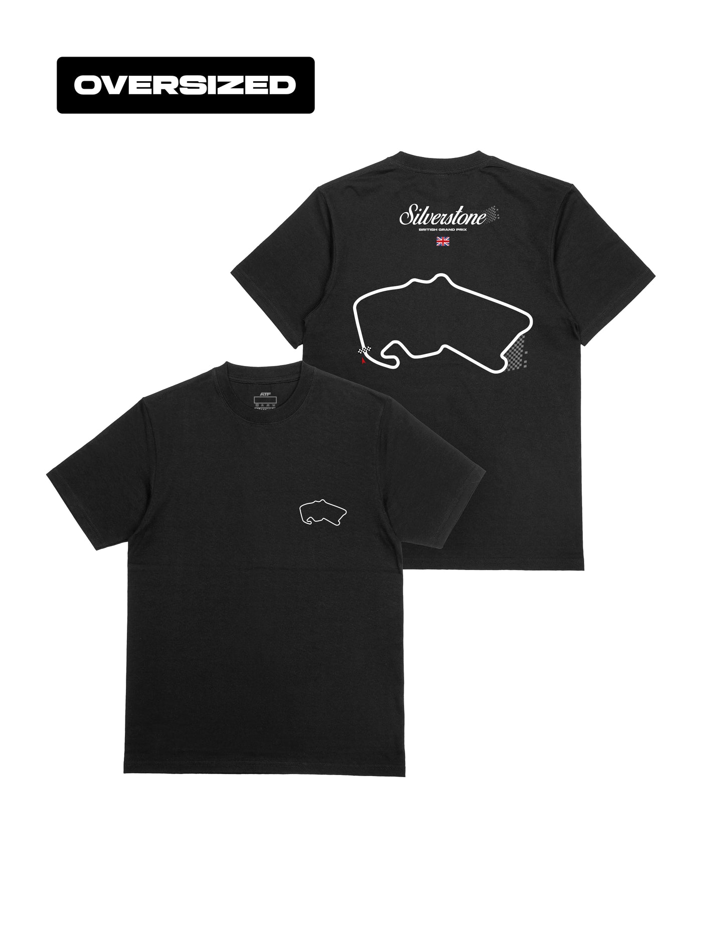 Camiseta Oversized Coleção Legends Tracks - Silverstone