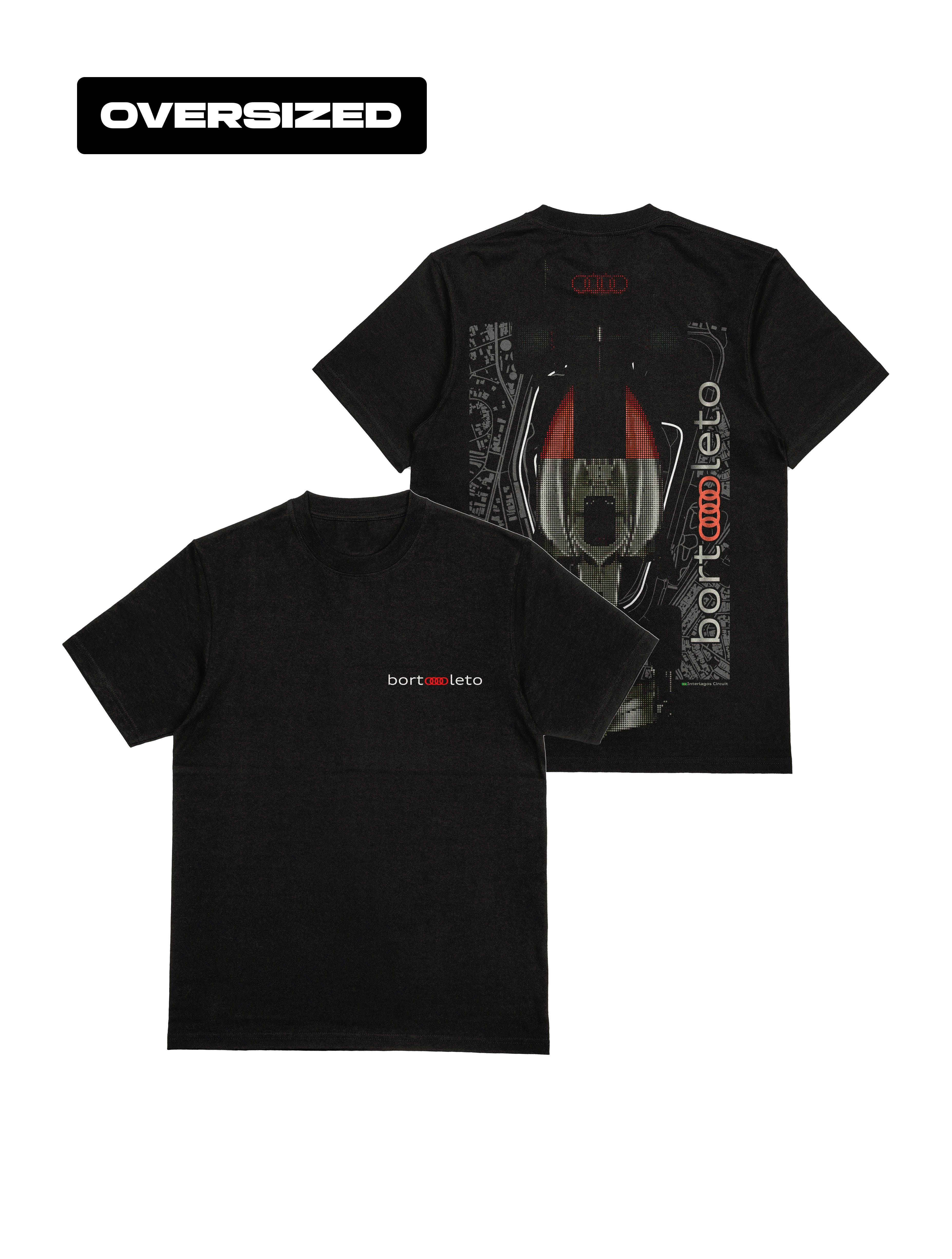 Camiseta Oversized Edição Especial Gabriel Bortoleto Audi Concept