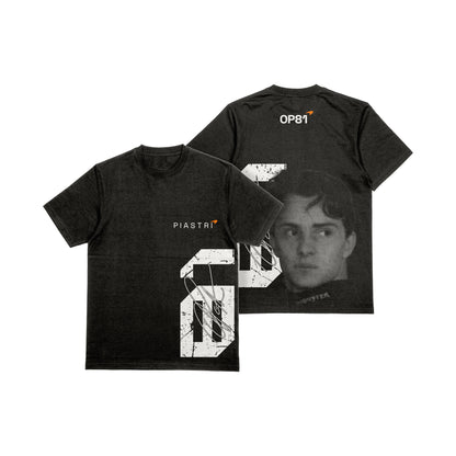 Camiseta Oversized Oscar Piastri Coleção Faces