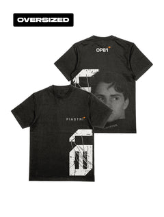 Camiseta Oversized Oscar Piastri Coleção Faces