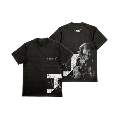 Camiseta Oversized Lando Norris Coleção Faces