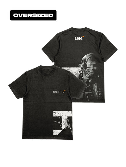 Camiseta Oversized Lando Norris Coleção Faces