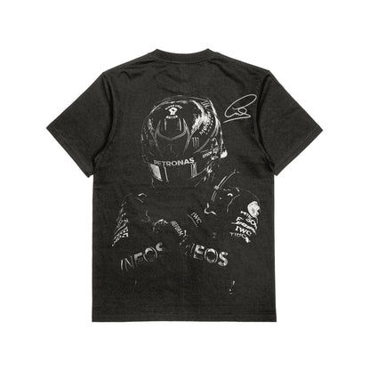 Camiseta Oversized Lewis Hamilton Wakanda Tribute