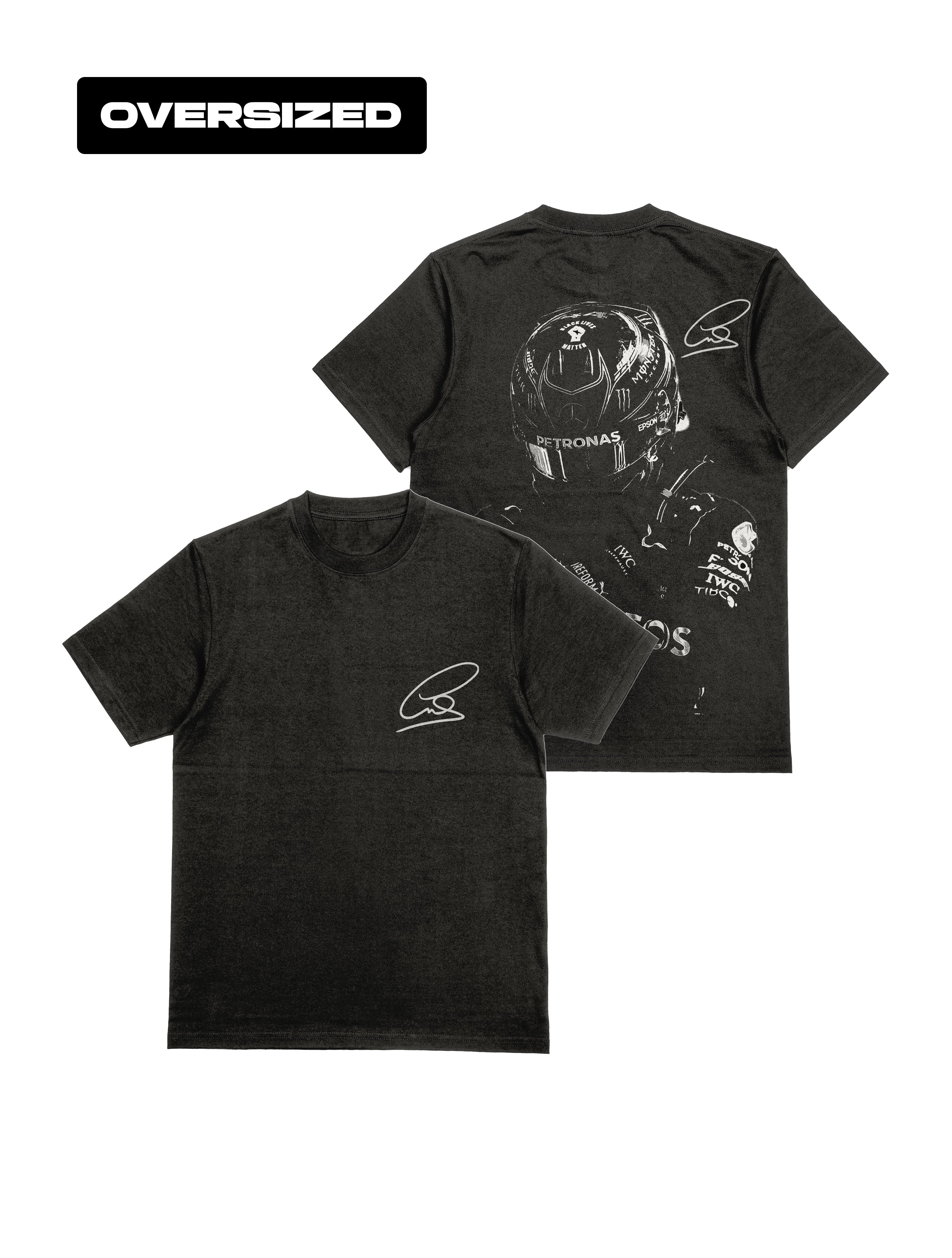 Camiseta Oversized Lewis Hamilton Wakanda Tribute