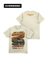 Camiseta Oversized Mazda 787B Le Mans 1991 Offwhite