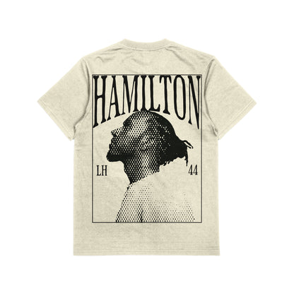 Camiseta Oversized Lewis Hamilton Off White Card