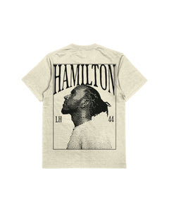 Camiseta Oversized Lewis Hamilton Off White Card