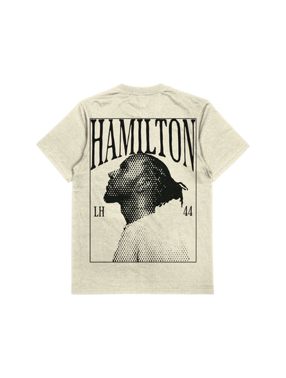 Camiseta Oversized Lewis Hamilton Off White Card