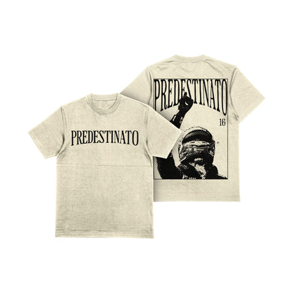 Camiseta Oversized Leclerc Predestinato Off White Card