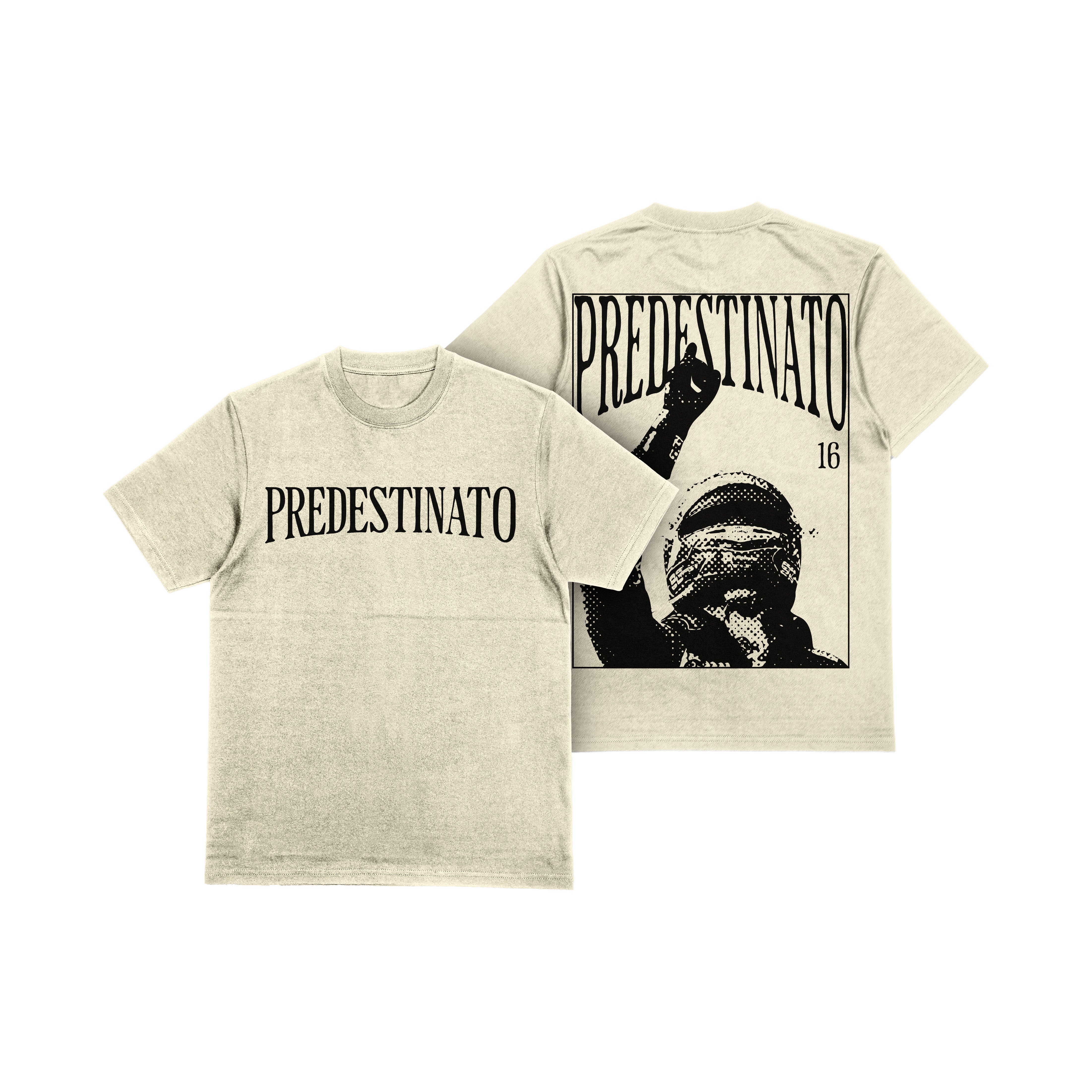 Camiseta Oversized Leclerc Predestinato Off White Card