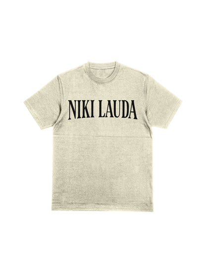 Camiseta Oversized Niki Lauda Offwhite Card