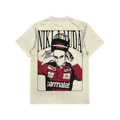 Camiseta Oversized Niki Lauda Offwhite Card