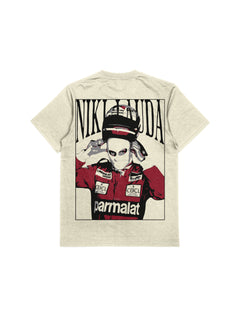 Camiseta Oversized Niki Lauda Offwhite Card