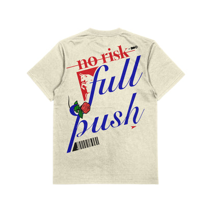 Camiseta Oversized No Risk Full Push Verstappen Off White