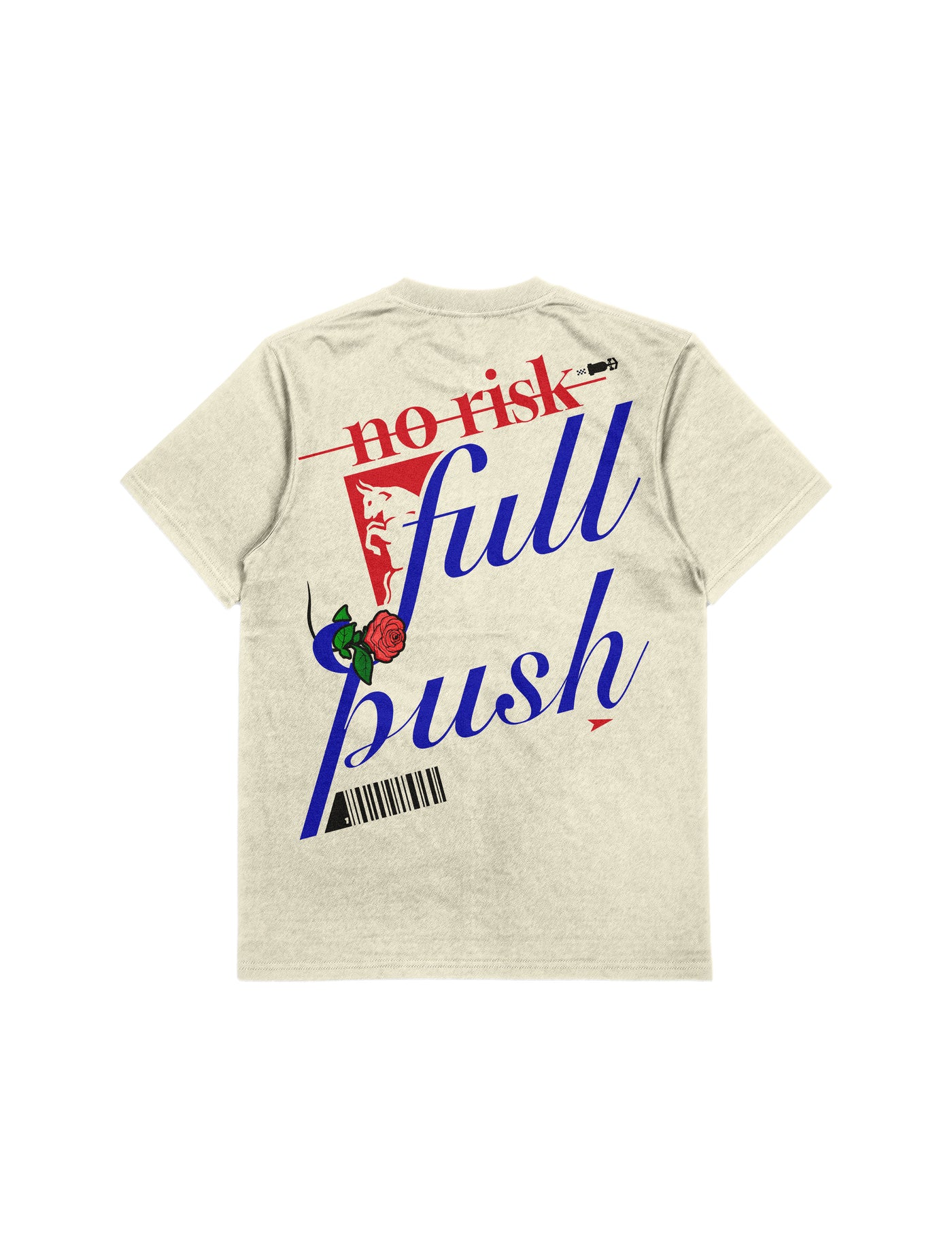 Camiseta Oversized No Risk Full Push Verstappen Off White