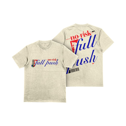 Camiseta Oversized No Risk Full Push Verstappen Off White