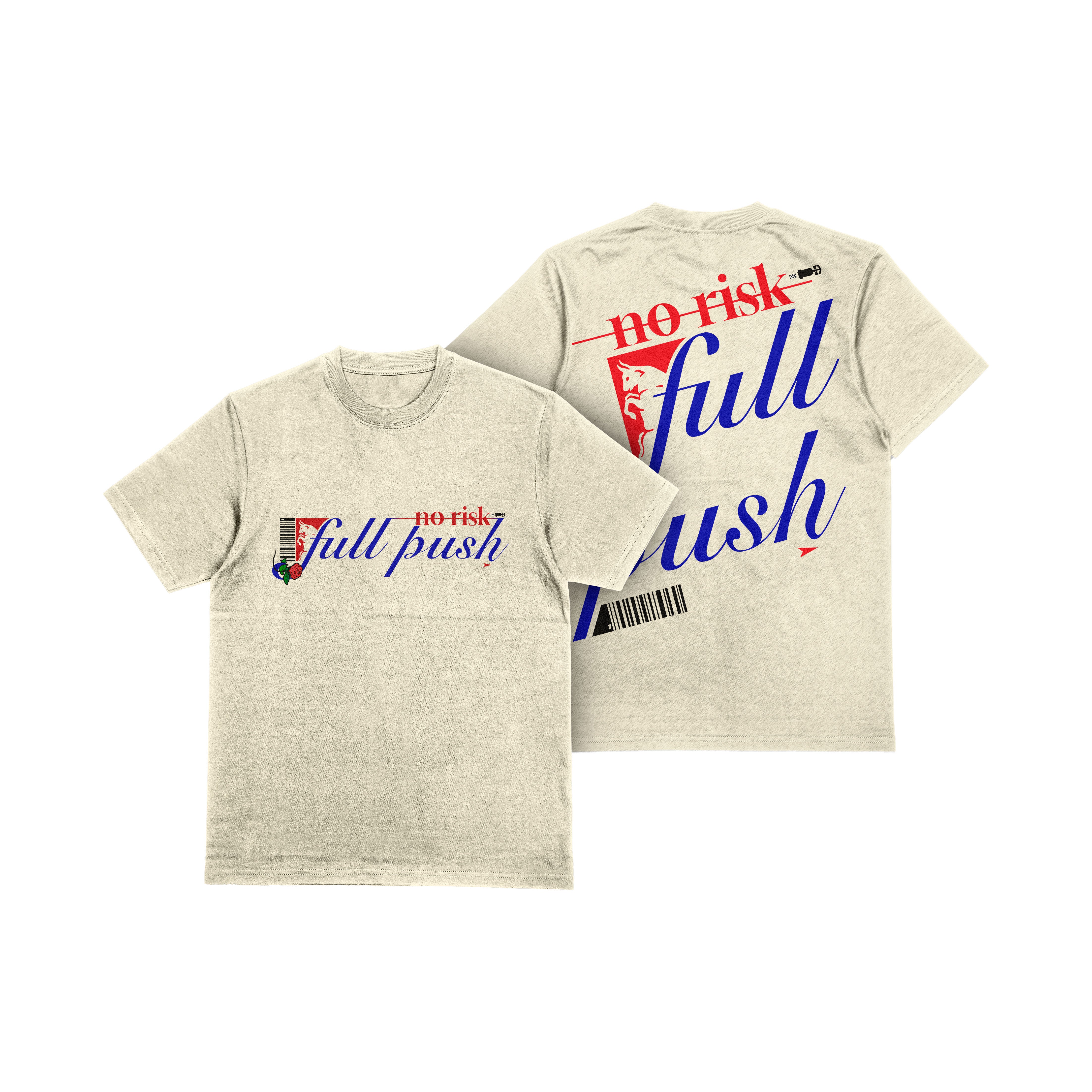 Camiseta Oversized No Risk Full Push Verstappen Off White