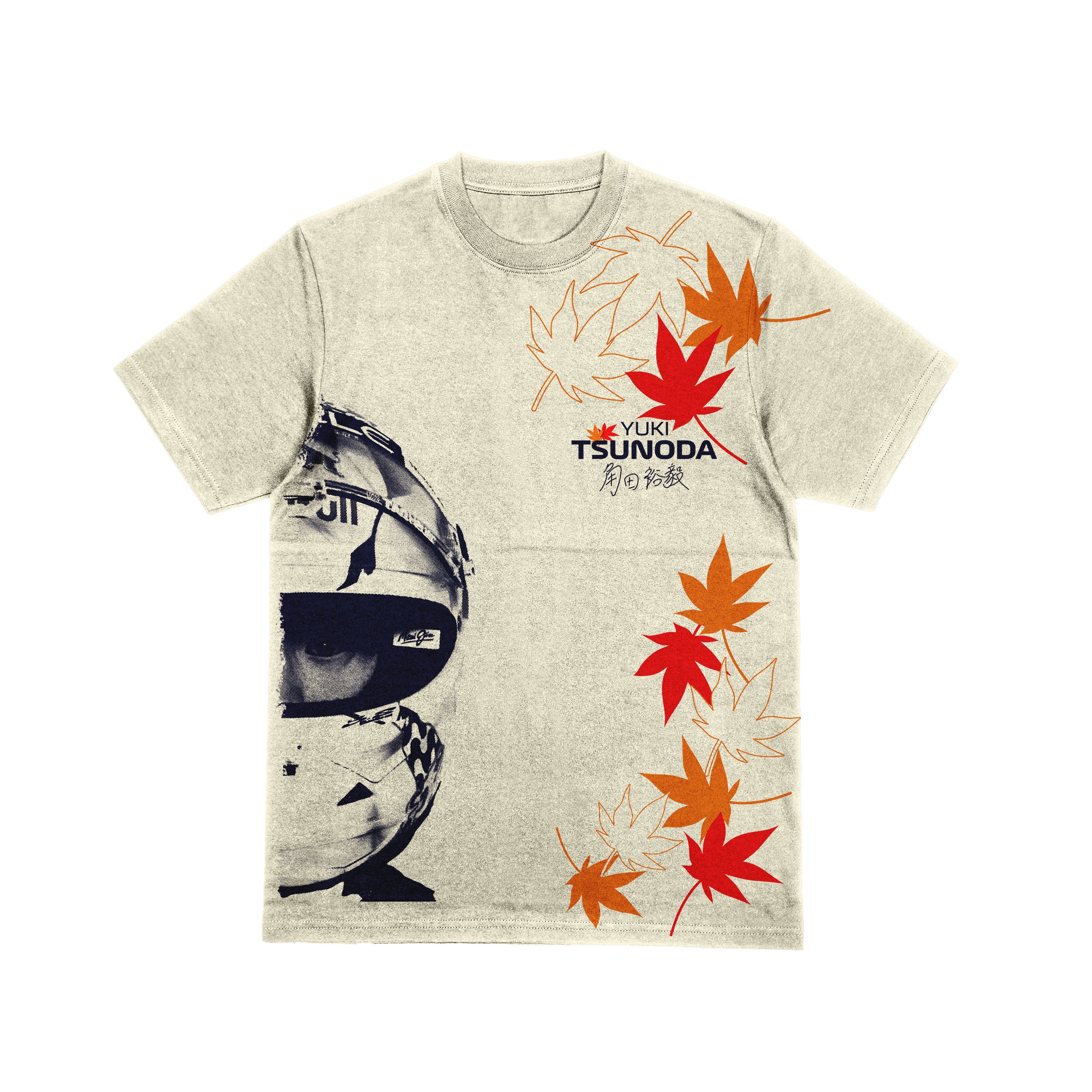 Camiseta Oversized Yuki Tsunoda GP Canada Off White Card