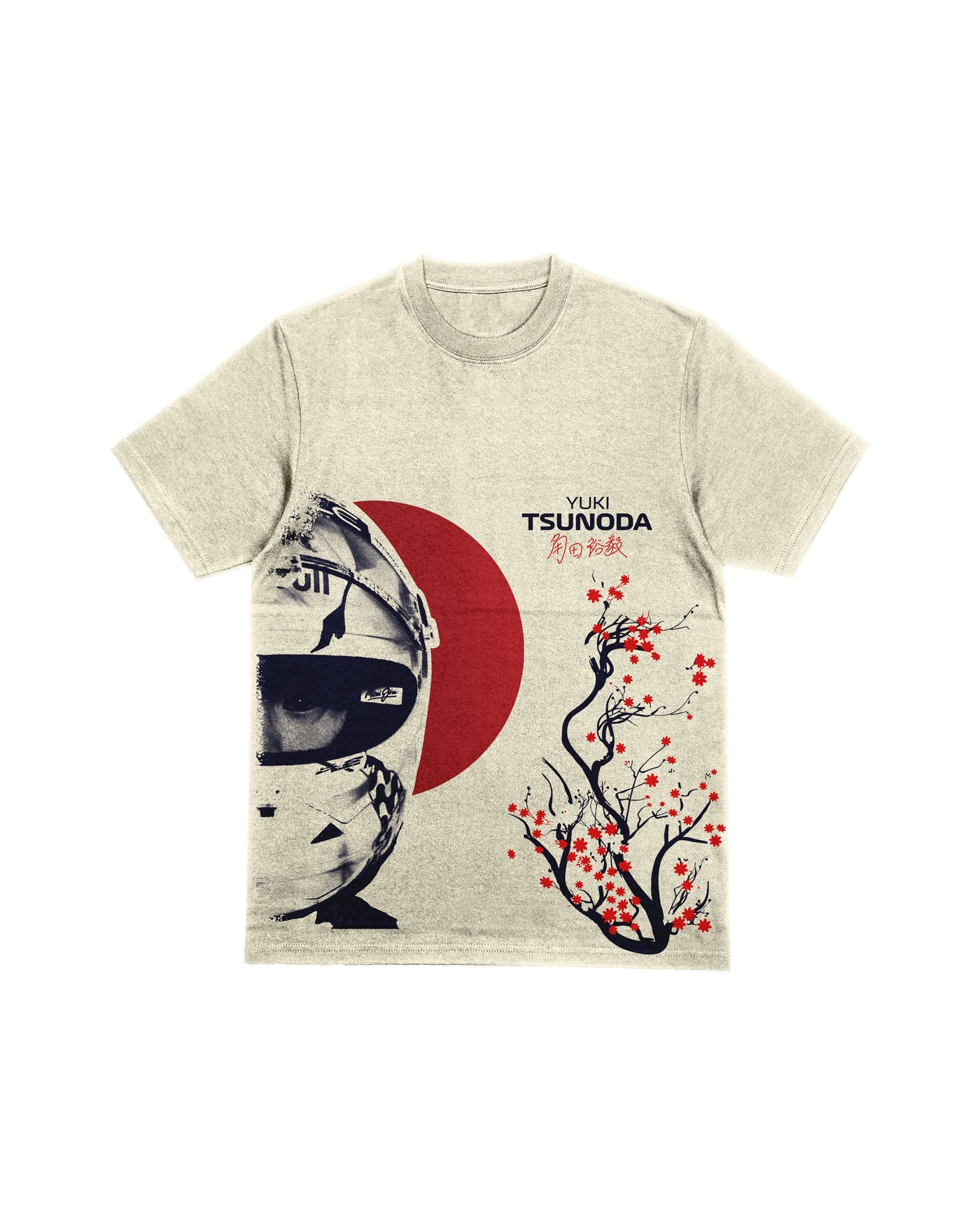 Camiseta Oversized Yuki Tsunoda Country Off White Card