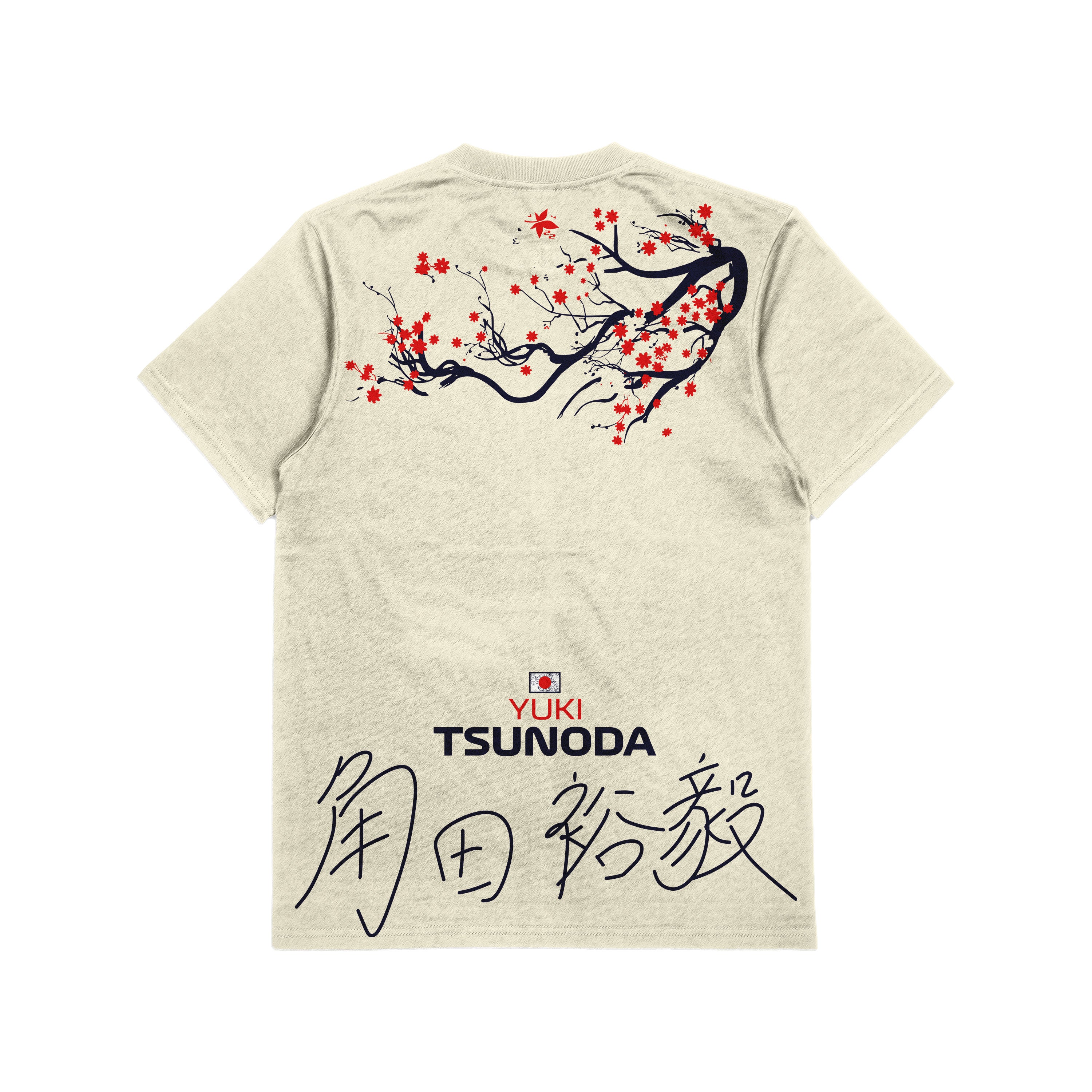 Camiseta Oversized Yuki Tsunoda Country Off White Card