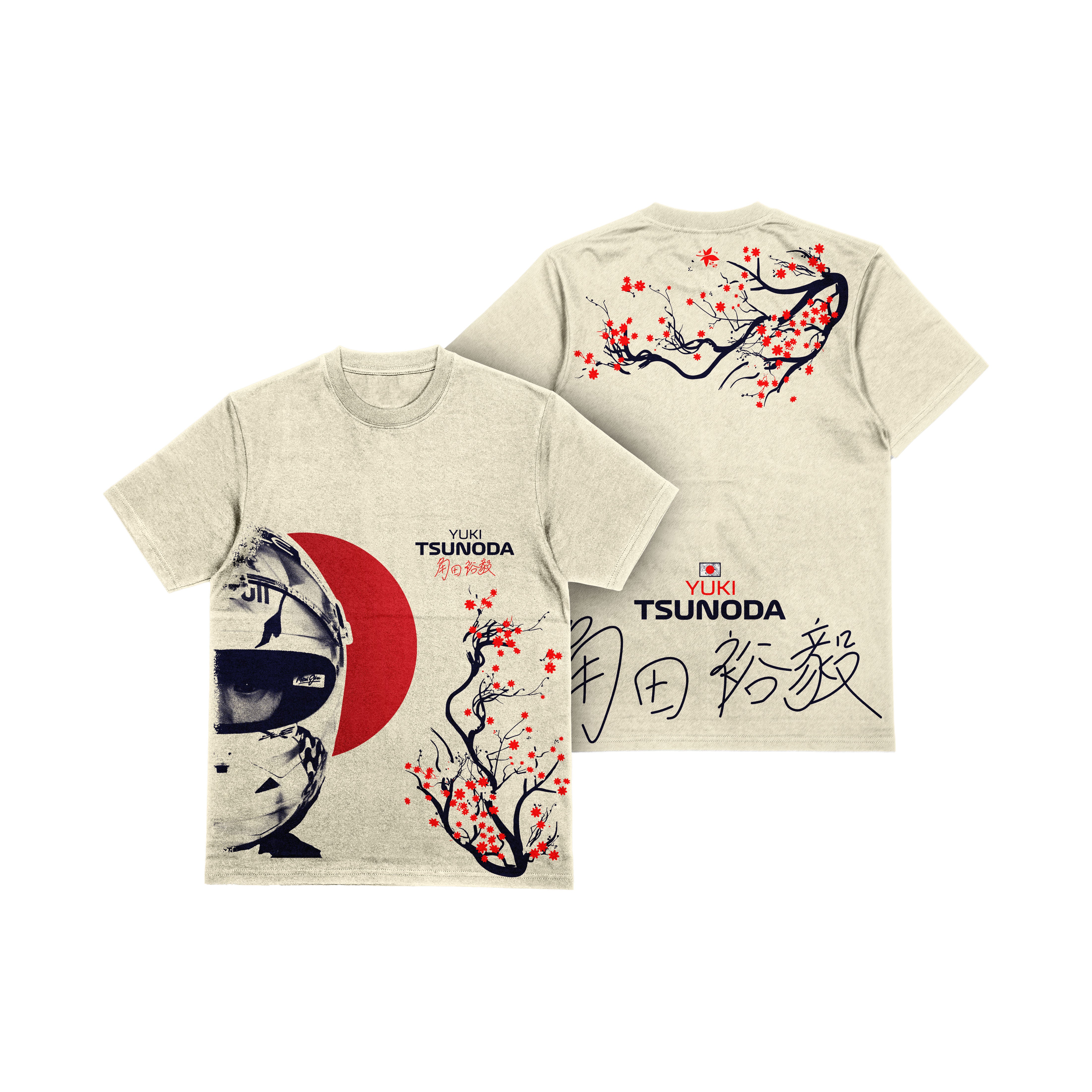 Camiseta Oversized Yuki Tsunoda Country Off White Card