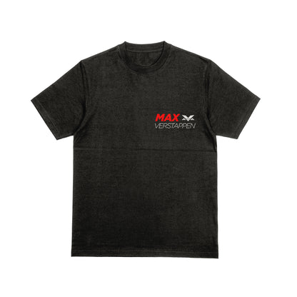 Camiseta Oversized Verstappen Coleção Silhouette Pilots - Preta
