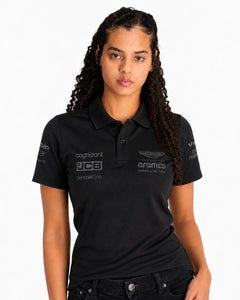 Camisa Polo Aston Martin 2024 All Black