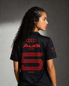Camisa Polo Audi Bortoleto Red&Black 2026 Preta