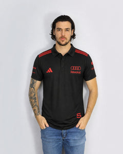 Camisa Polo Audi Bortoleto Red&Black 2026 Preta